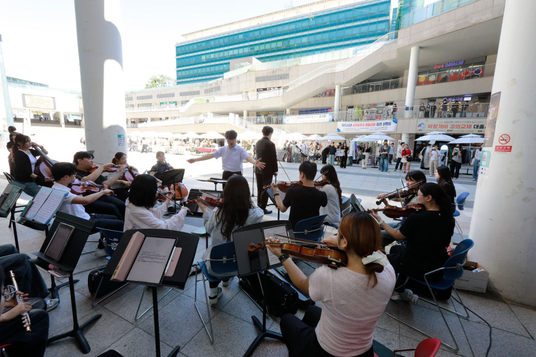 가천오케스트라 공연 사진