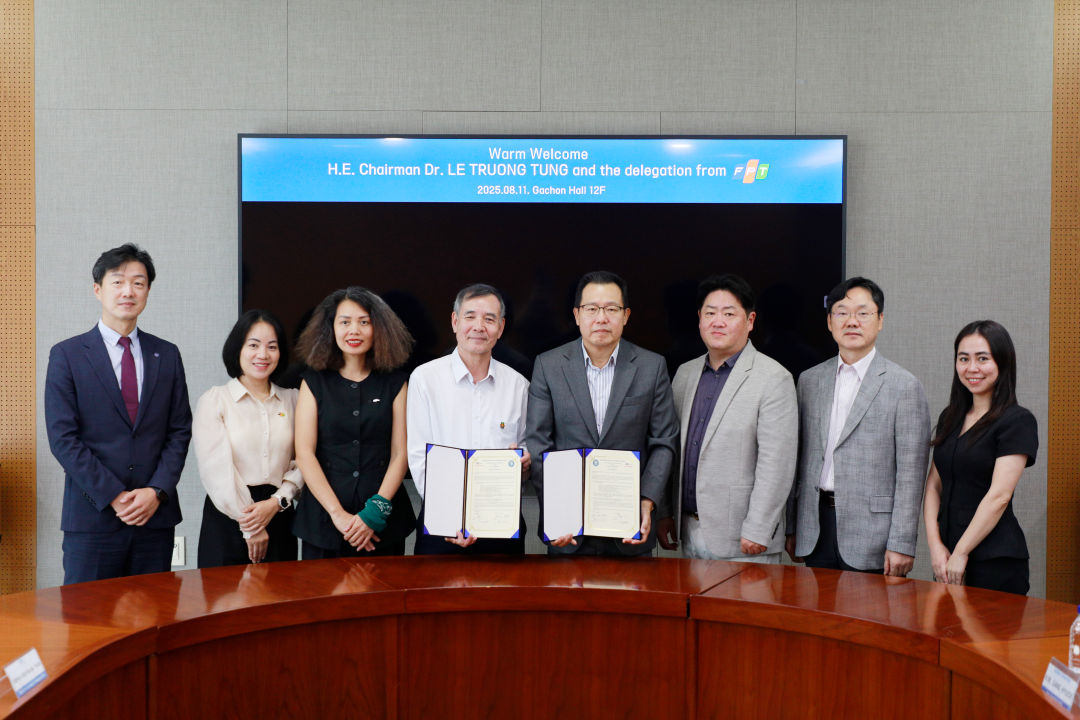 가천대학교, 베트남 FPT대학교와 반도체 인재 양성 MOU 체결